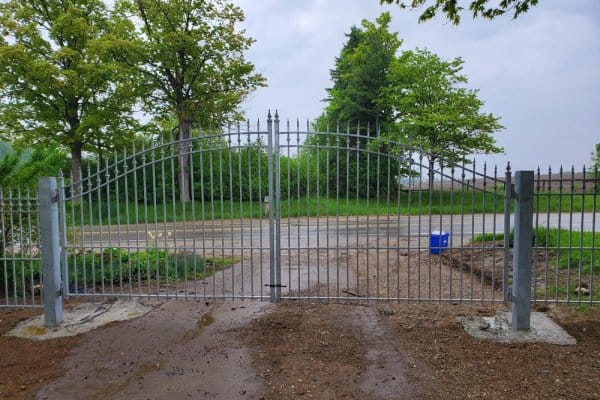 outdoor metal gates