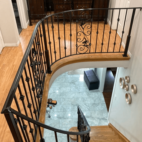 interior wrought iron railings